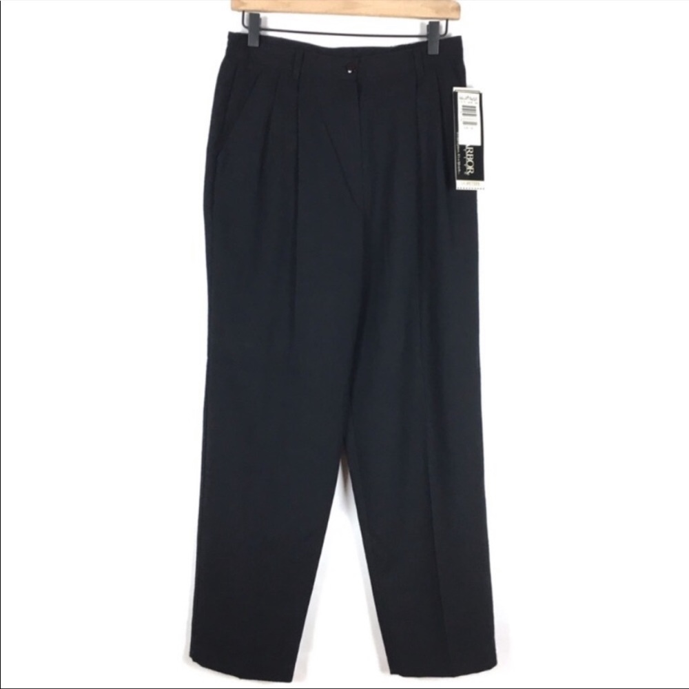 Sag Harbor Pants Average Petite Solid Size 10p - image 3